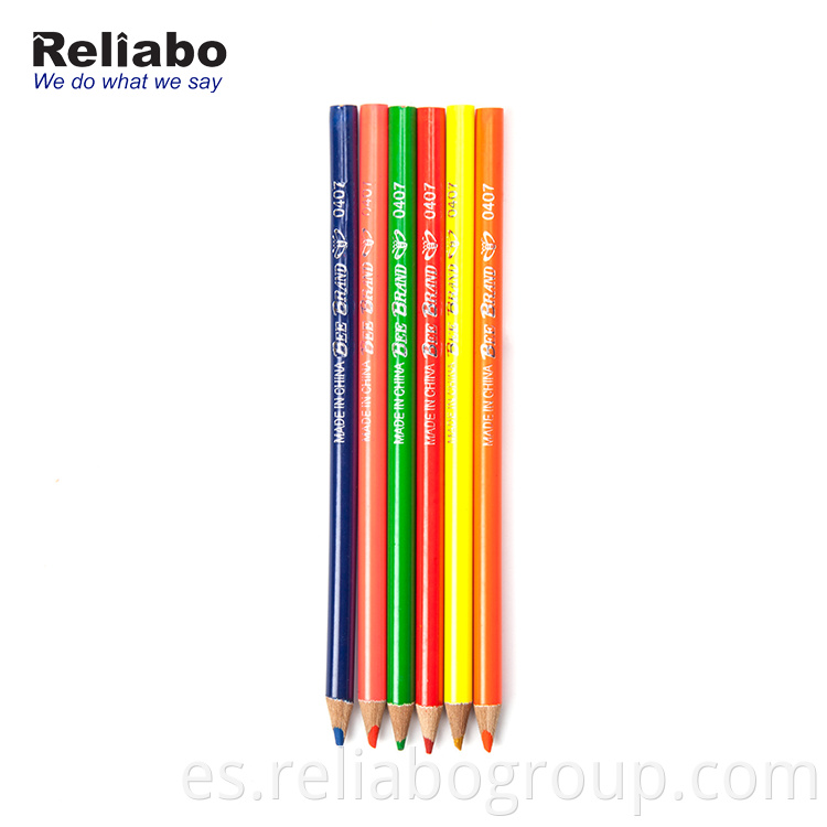 Reliabo China Venta en línea Niños Graffiti Dibujo Lápiz para colorear de madera con logotipo